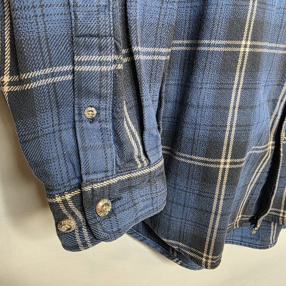 Field And Stream Mens Heavyweight Long Sleeve Flannel Cotton Button Down Size XL - Picture 5 of 6